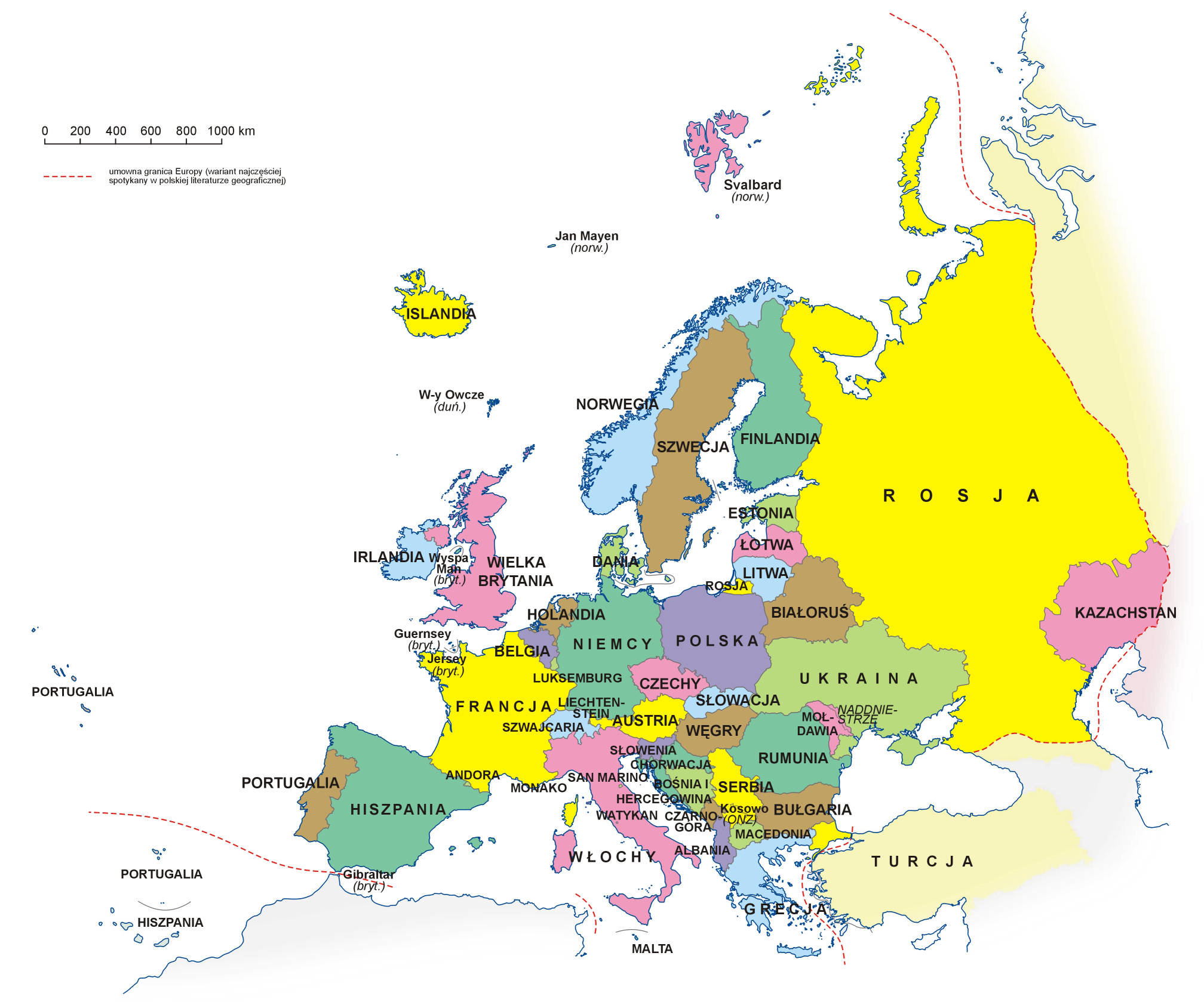 Mapa Europy Mapa Europy